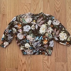 Molo Multicolor Floral Sweatshirt. Size 122 kids